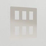 6G Rocker Switch Plate - Polished Nickel