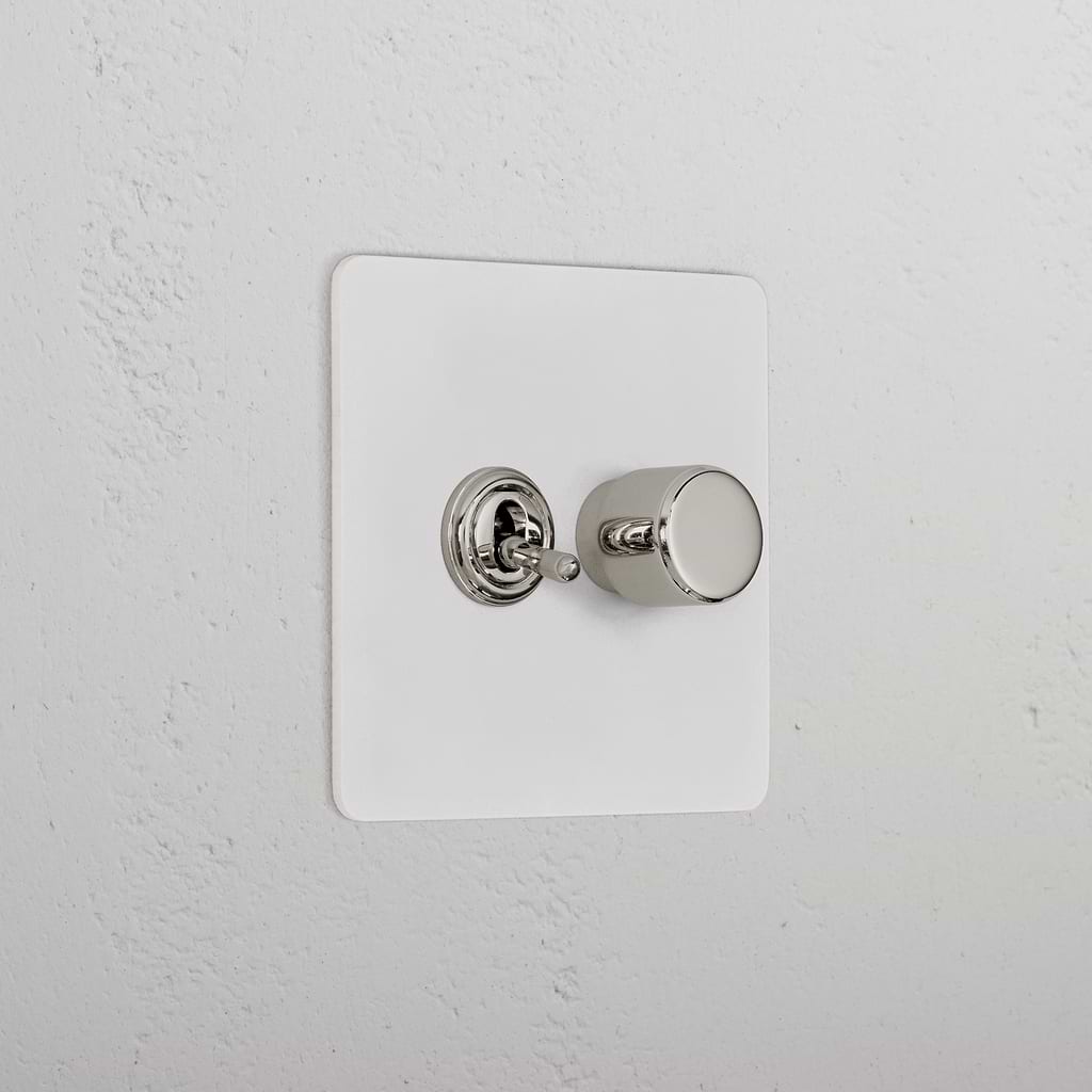 2G Mixed Switch 1T1D _ Paintable Polished Nickel
