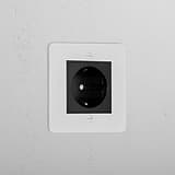 Schuko Socket _ Paintable Black