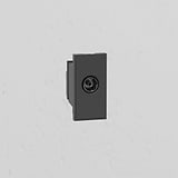 Tv Single Outlet - Black