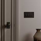 Poplar Short Plate Sprung Door Knob - Bronze 