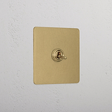 1G Intermediate Toggle Switch - Antique Brass