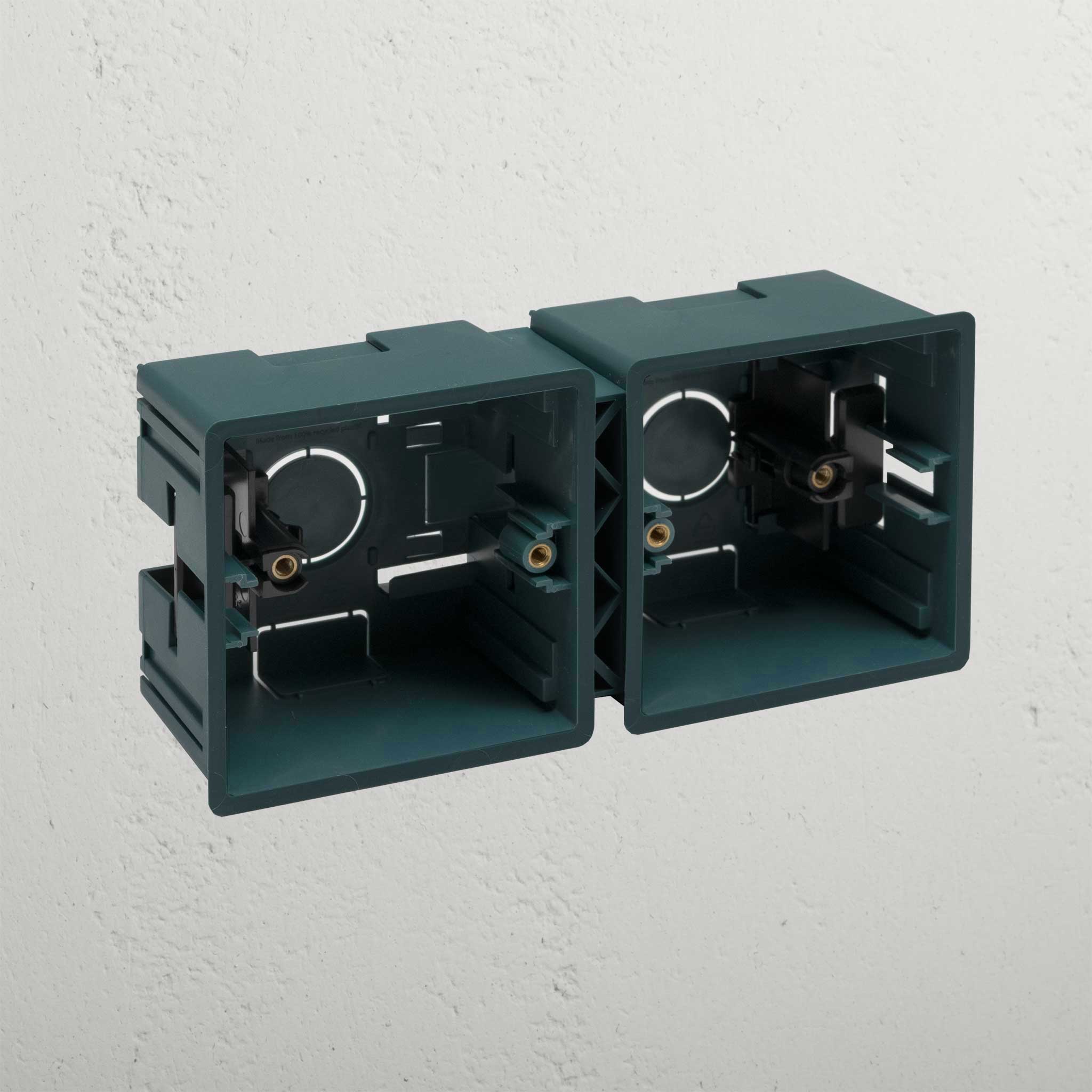2x Single Plasterboard Back Box