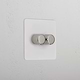 2G Dimmer Switch _ Paintable Polished Nickel