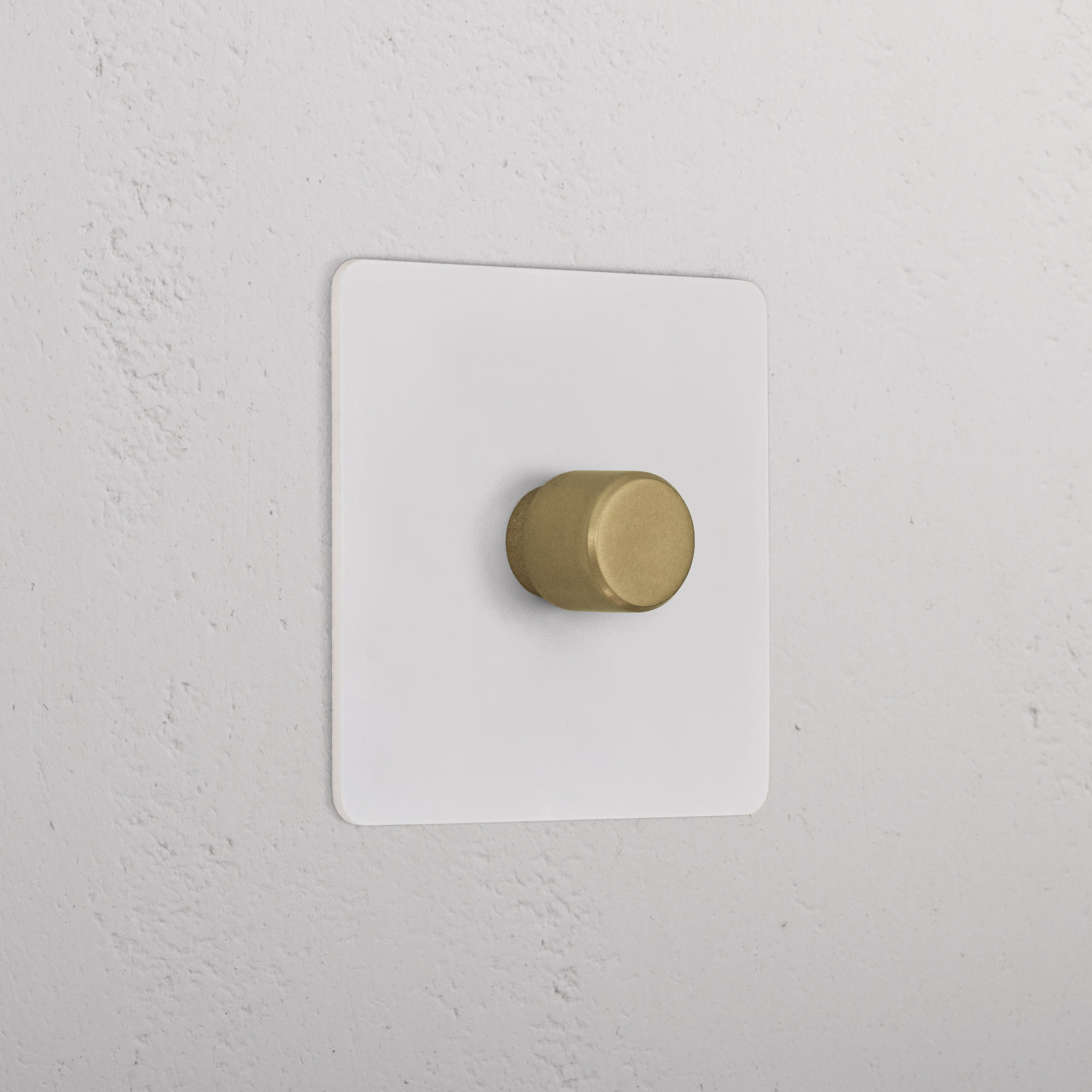 1G Two Way Dimmer Switch _ Paintable Antique Brass