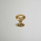 Antique Brass Cupboard Furniture Knob - Barlow