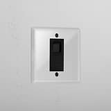 Clear Luxury Cat6 Socket Black