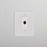 TV Outlet Socket _ Paintable White