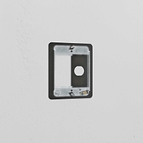 25mm Module & 1G Switch Slimline Plate - Bronze