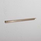 Oxford Furniture Handle 384mm in antique brass, large pull handle for doors or cabinets.