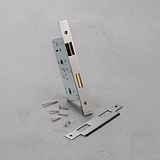 Bathroom Mortice Lock 60mm – Polished Nickel