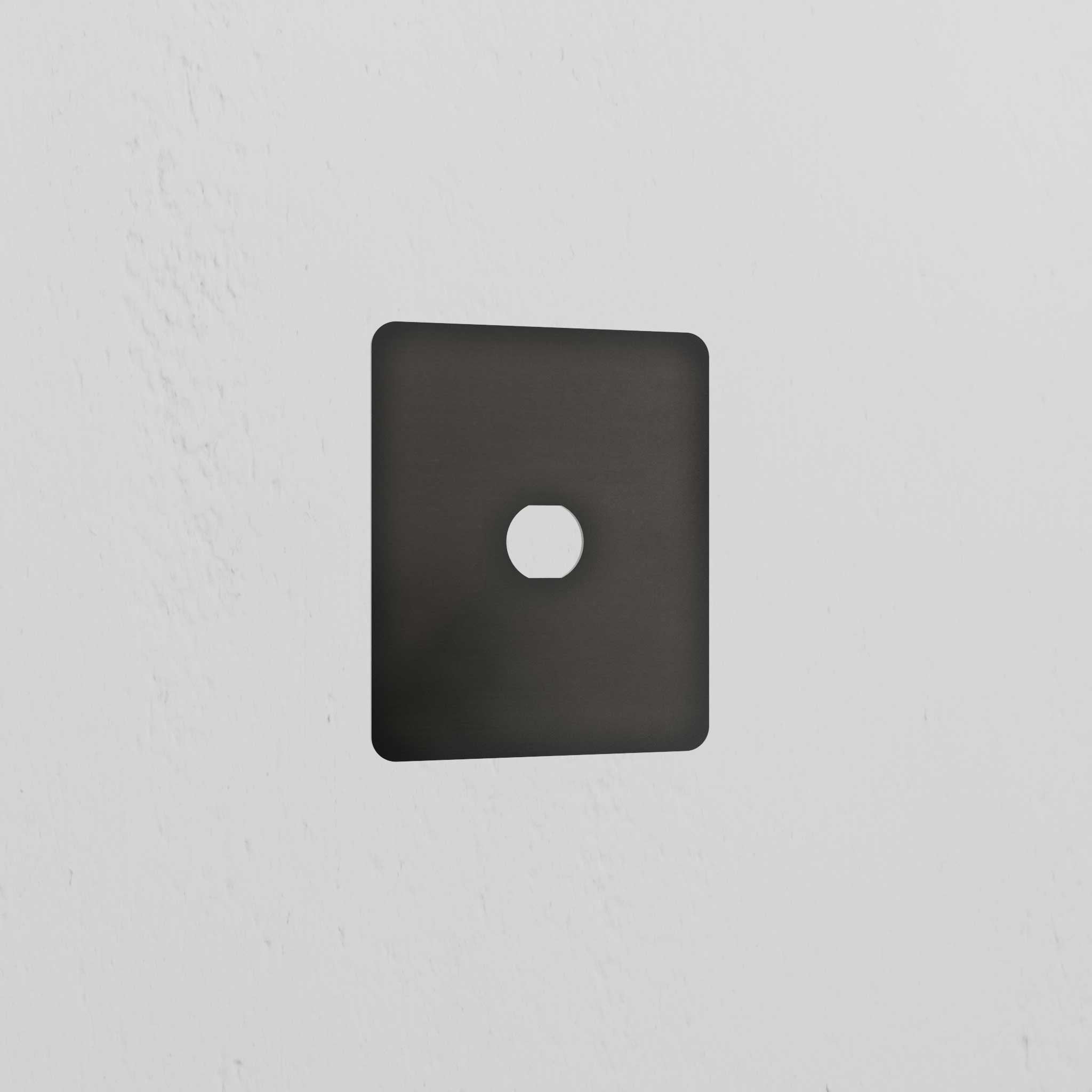 1G Slimline Switch Plate - Bronze