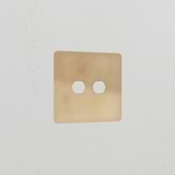 2G Switch Plate - Antique Brass