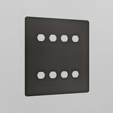8G Switch Plate - Bronze