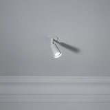 Pembroke Spotlight 35mm, paintable and ceiling-mounted, designed for customizable lighting in any room.