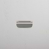 Oxford Furniture Handle 36mm in polished nickel, featuring a sleek design for enhancing cabinet or drawer fronts.