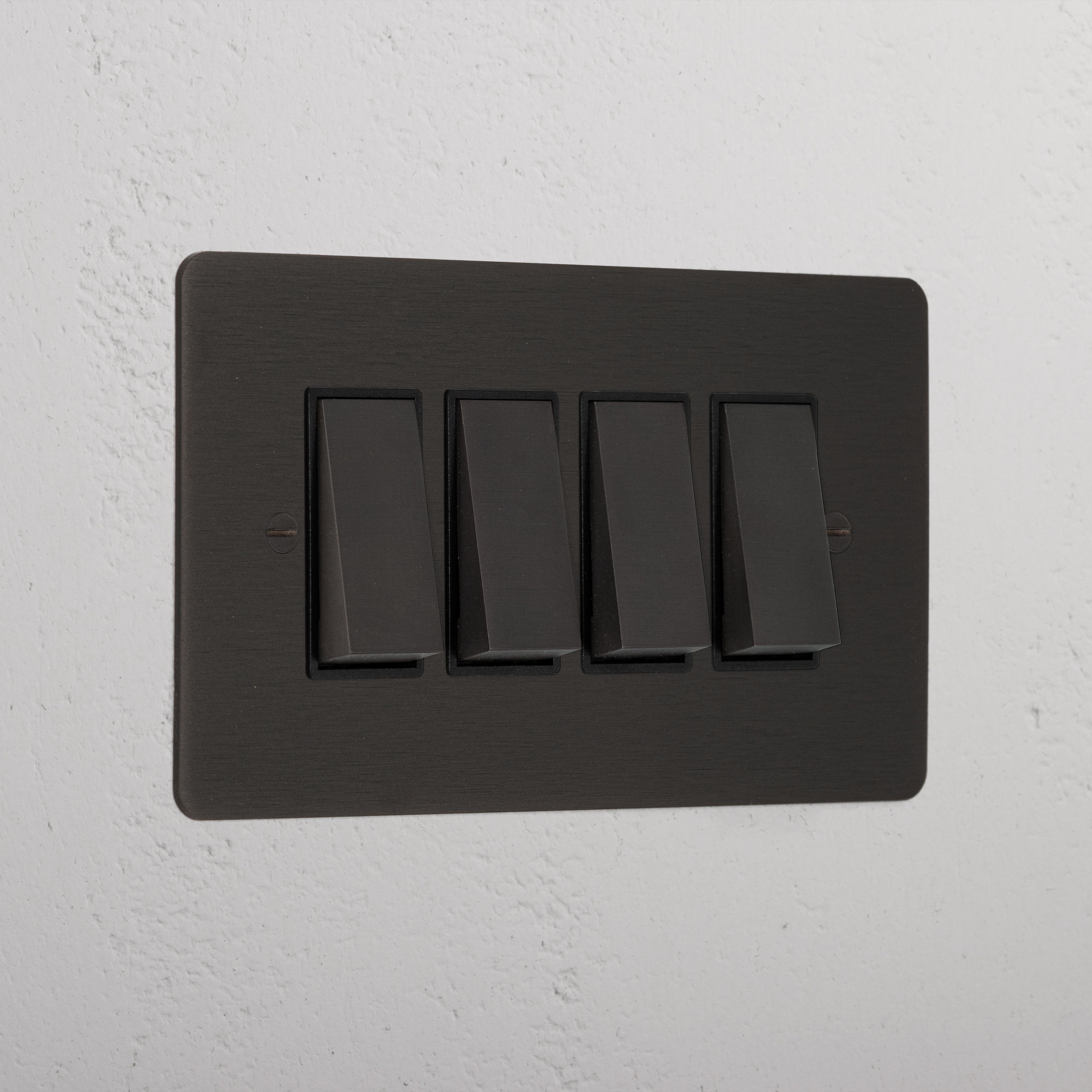 4G Two Way Rocker Switch - Bronze Black