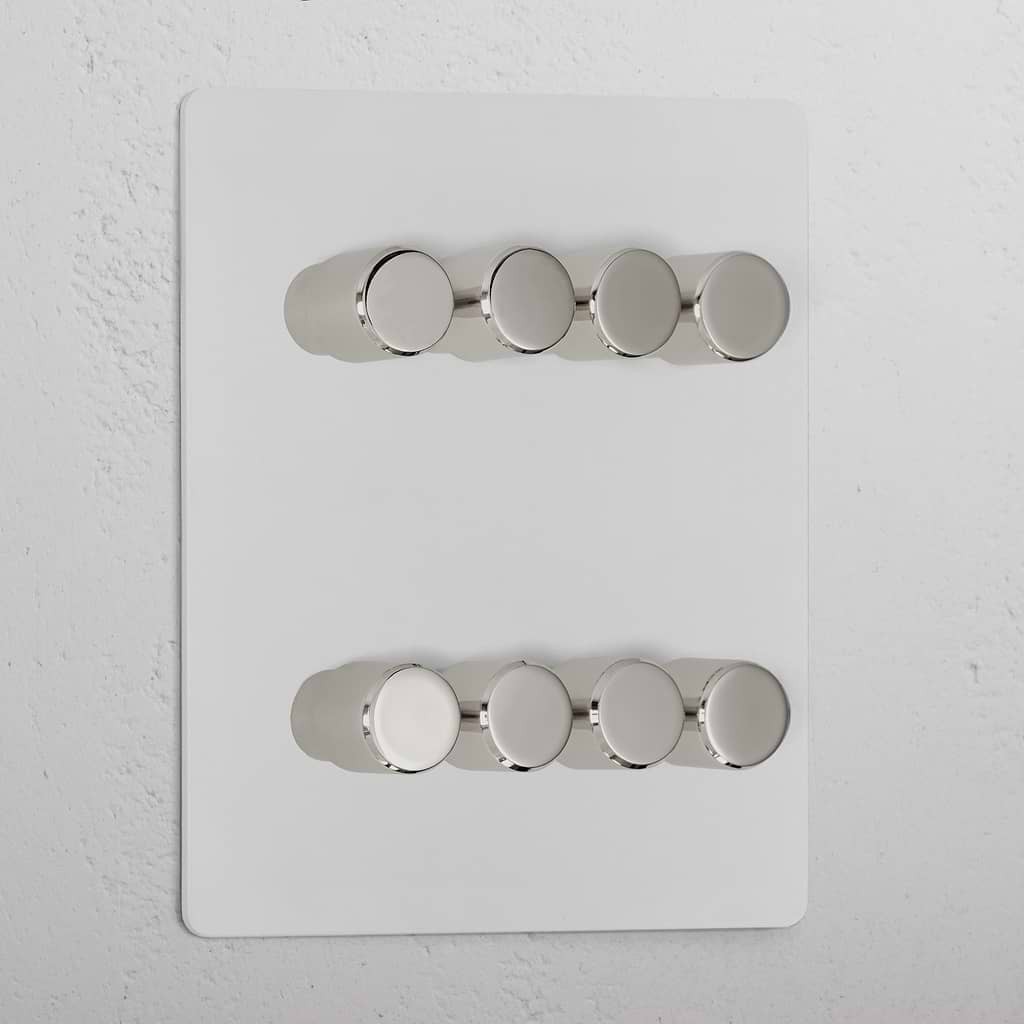 8G Dimmer Switch _ Paintable Polished Nickel