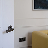 Digby Sprung Door Handle - Bronze