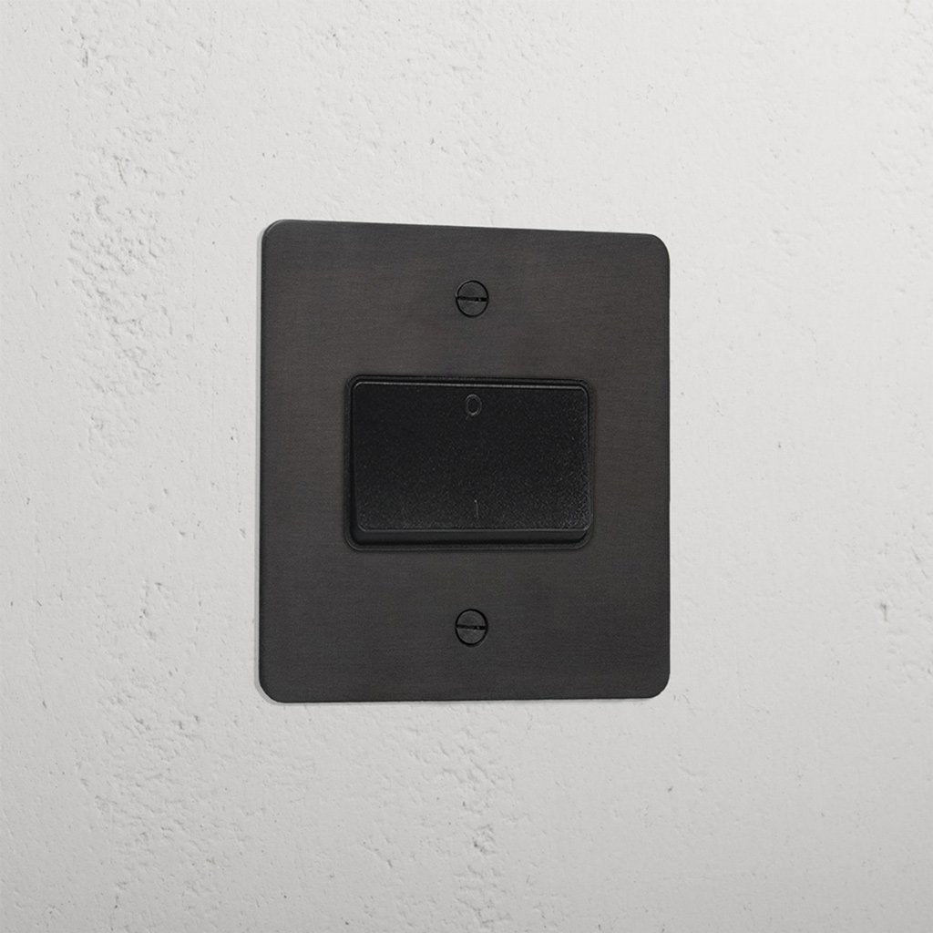 Bronze Fan Isolator Luxury Switch Black