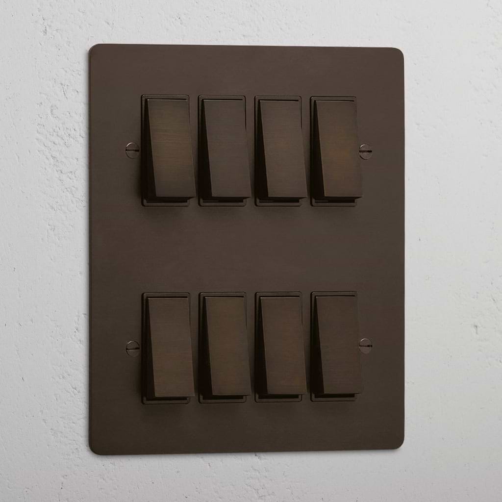8G Two Way Rocker Switch | Bronze | Switches & Sockets – Corston