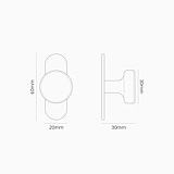 kilburn furniture knob dimensions