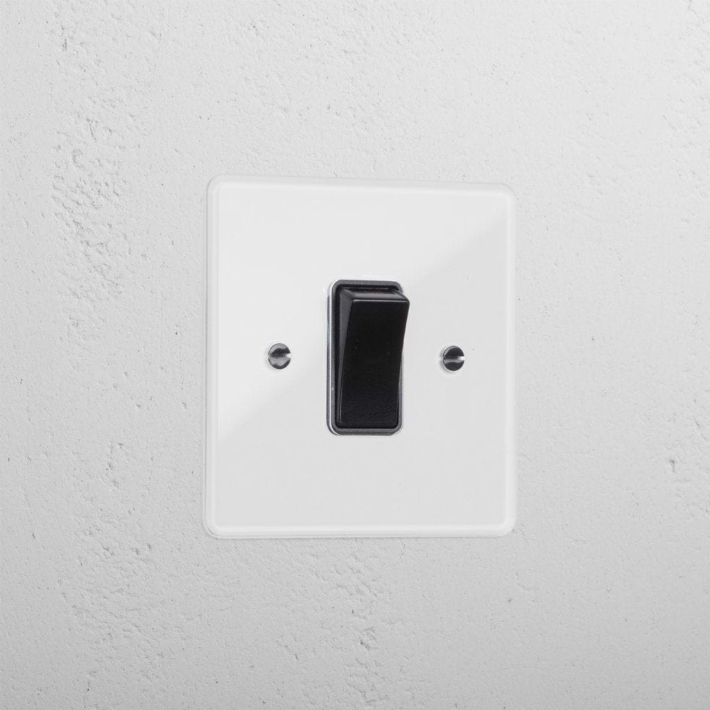 Clear luxury 45A cooker switch black
