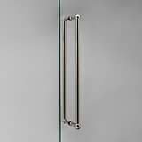 Polished Nickel Harper Double Pull Handle 500mm on White Background
