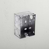 2G Two Way Dimmer Slimline Switch - Clear Polished Nickel