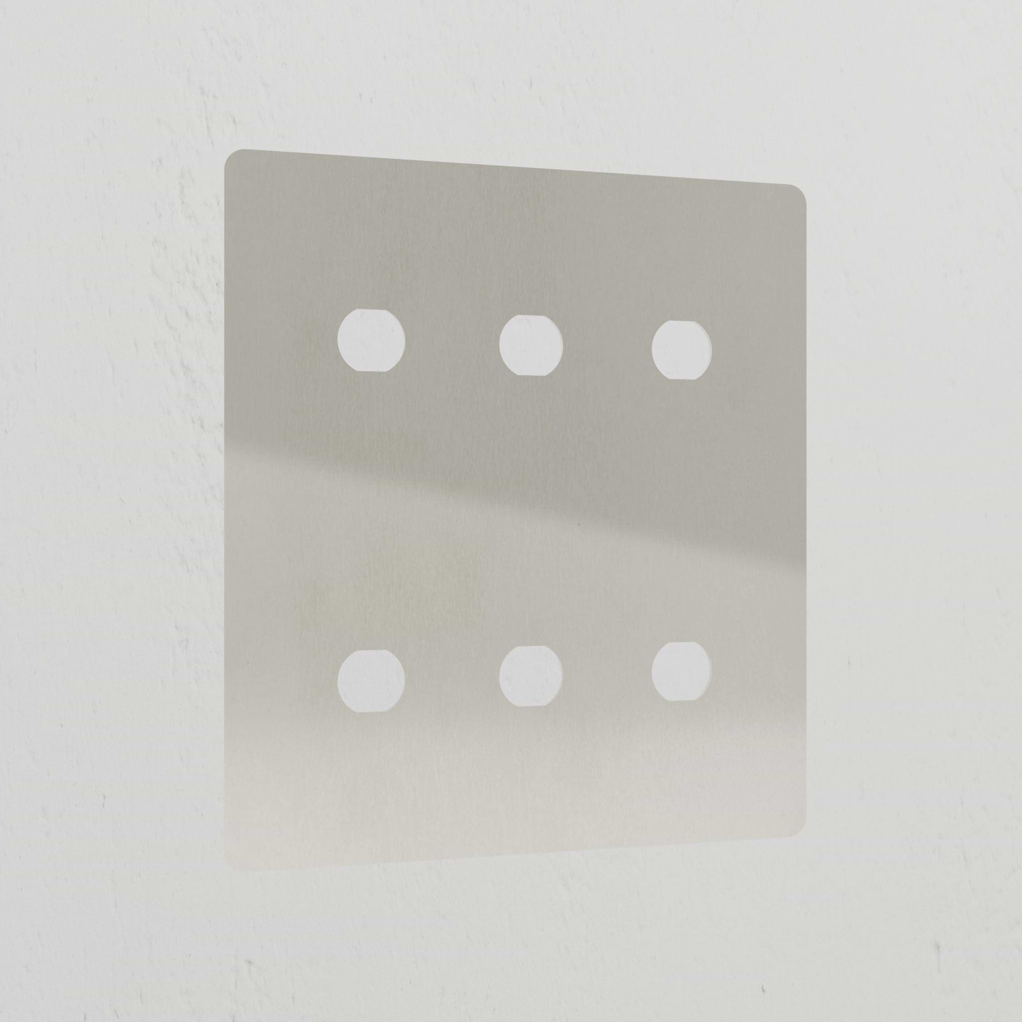 6G Switch Plate - Polished Nickel