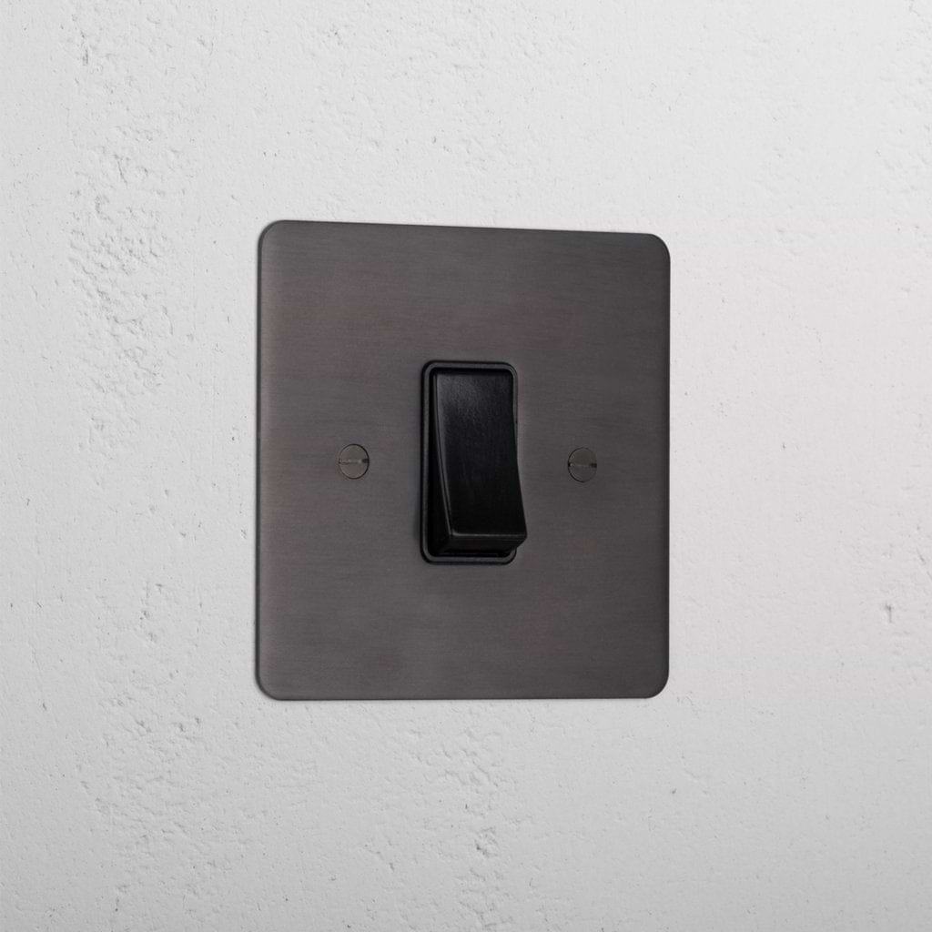 Bronze designer 45A cooker switch black