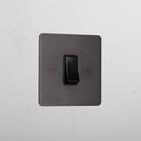 Bronze designer 45A cooker switch black