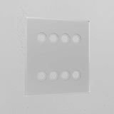 8G Switch Plate - Clear