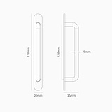 128mm kilburn furniture handle dimensions