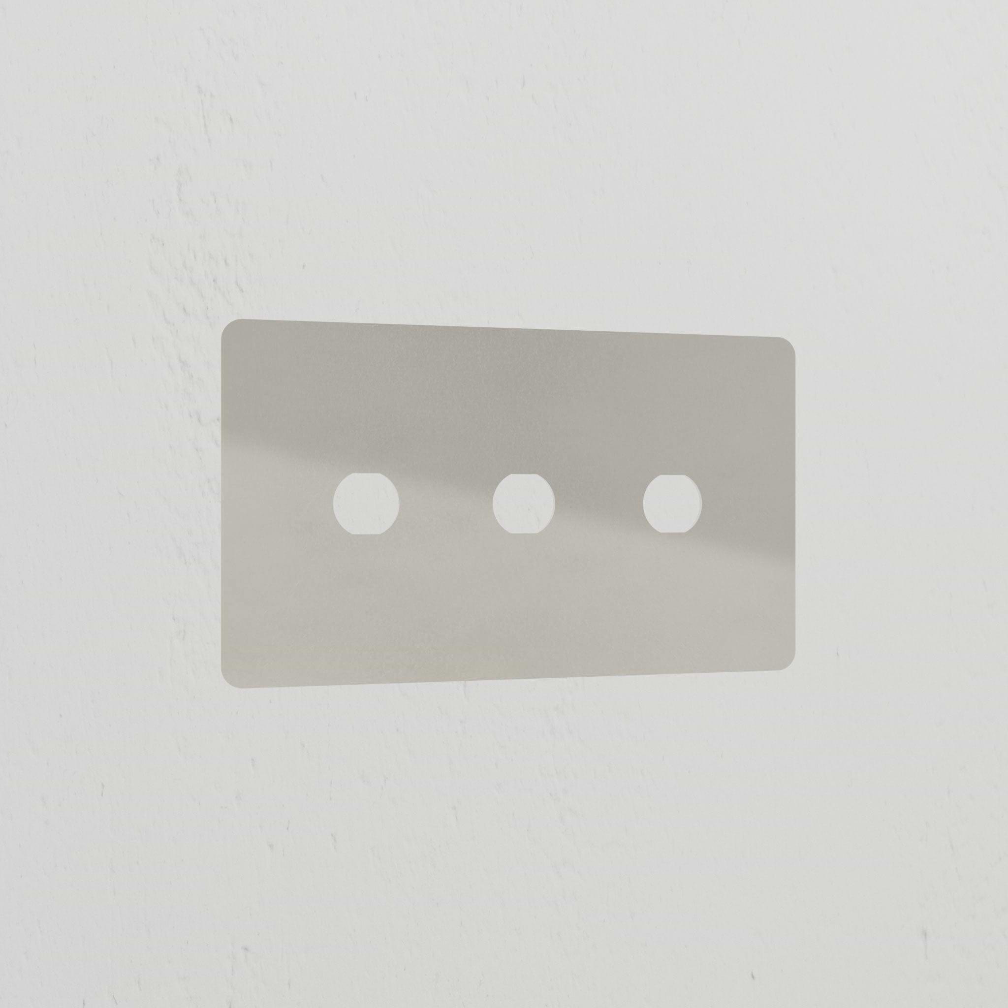 3G Switch Plate - Polished Nickel