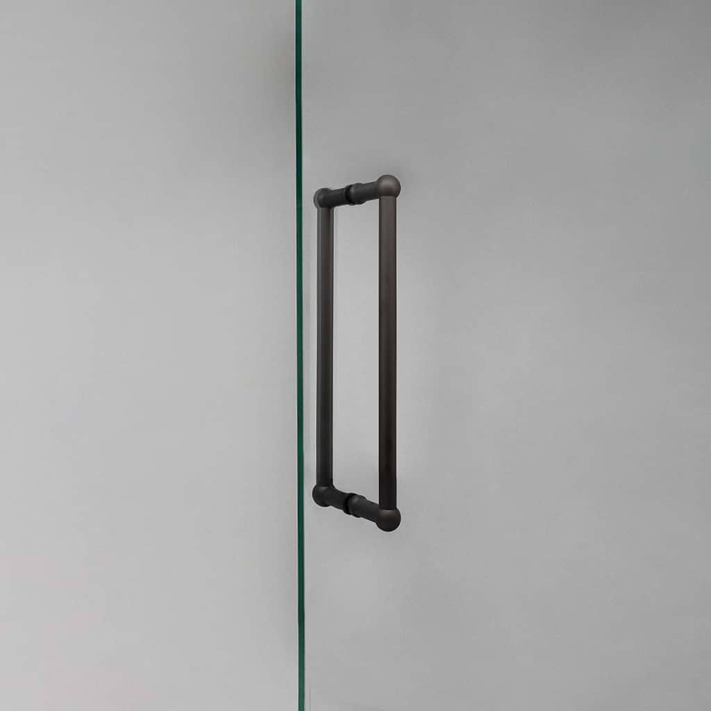 Bronze Harper Double Pull Handle 320mm on White Background