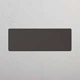 Bronze-Dreifachrahmen ohne Schalter – Stilvolles Interieur-Accessoire – auf weißem Hintergrund