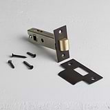 Bronze Schnappschloss mit leichter Feder 60 mm – auf weißem Hintergrund