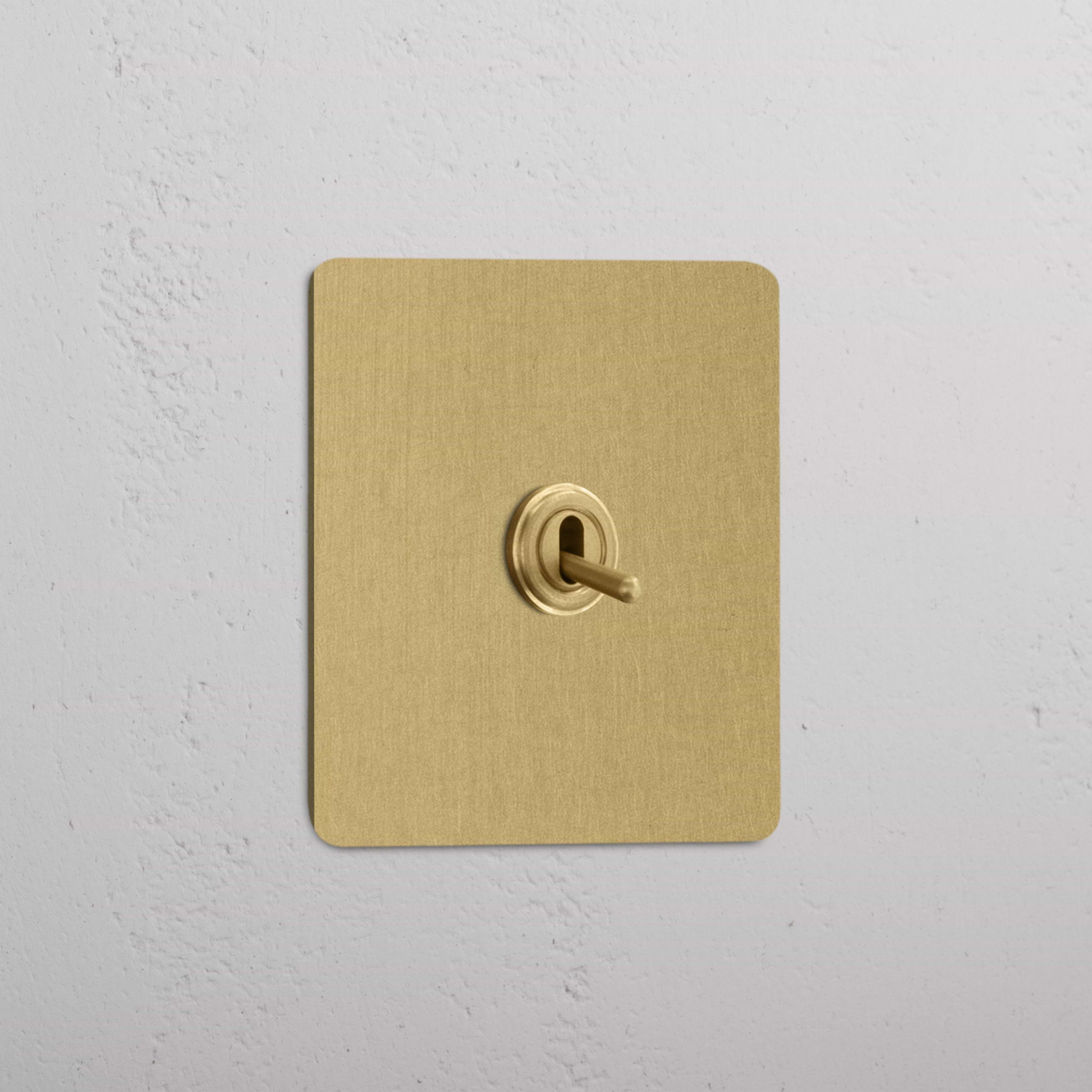 Zwischenschalter mit Kipphebel – Antikes Messing – Zwischenschalter mit stilvollem Design