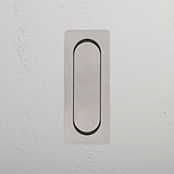 Regent eingelassener Muschelgriff (150 mm) – Poliertes Nickel