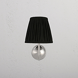 Medium-Wandleuchte Malvern Tiefgrün – Frontalaufnahme