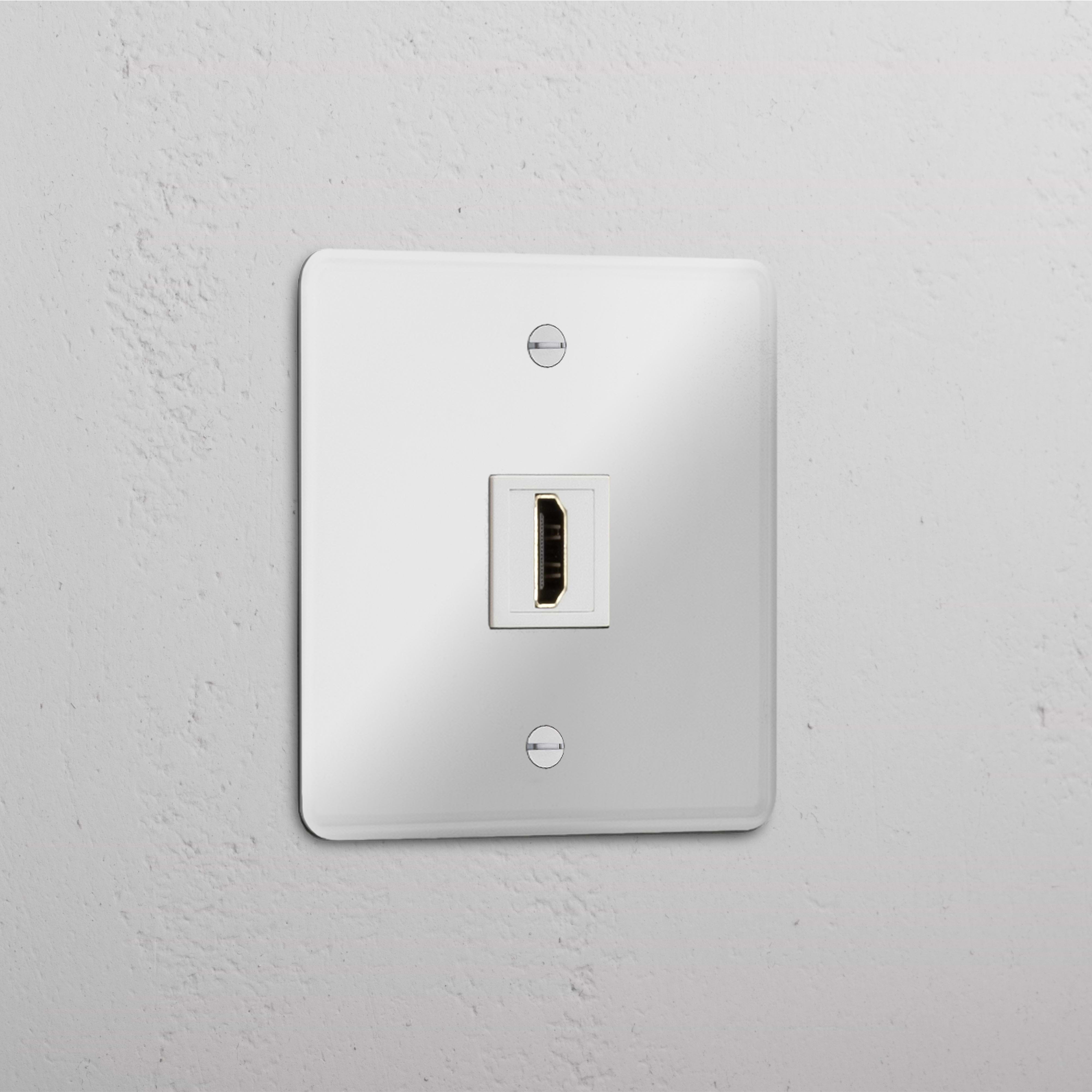 HDMI-Modul – Durchsichtig + Weiß – High-Definition-Multimedia-Schnittstellenzubehör