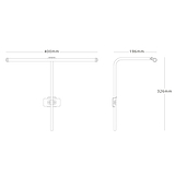 Harrow Bilderleuchte 400 mm – Bronze 