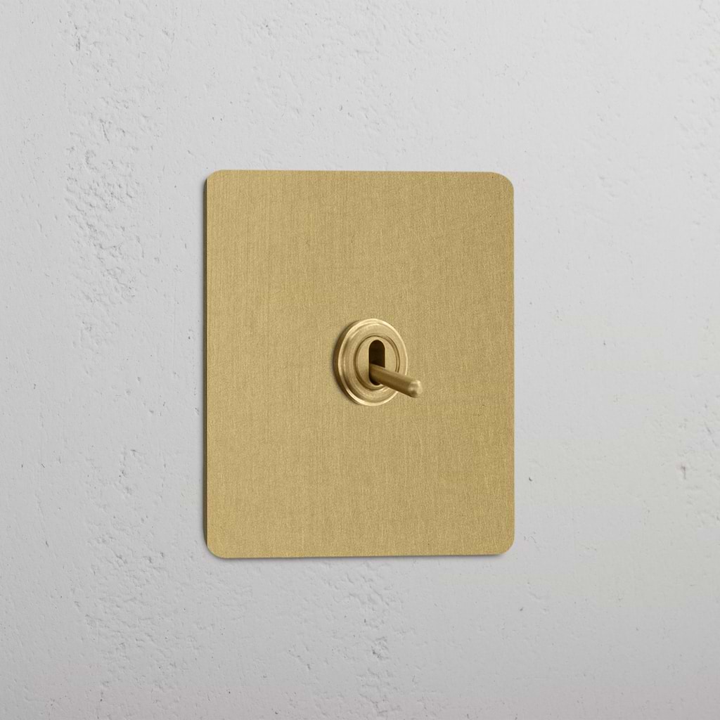 Kipphebelschalter – Antikes Messing – Taster