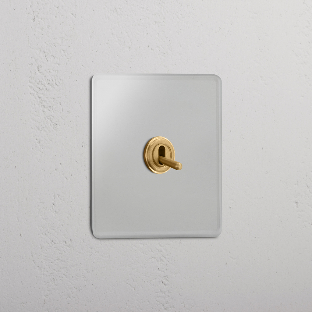 Zwischenschalter mit Kipphebel – Antikes Messing –Lichtmanagement