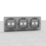 Marco (triple) de interruptor x6 - Pintable