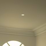 Luz focal Buxton de 35mm fija con protección contra fuego - Blanco