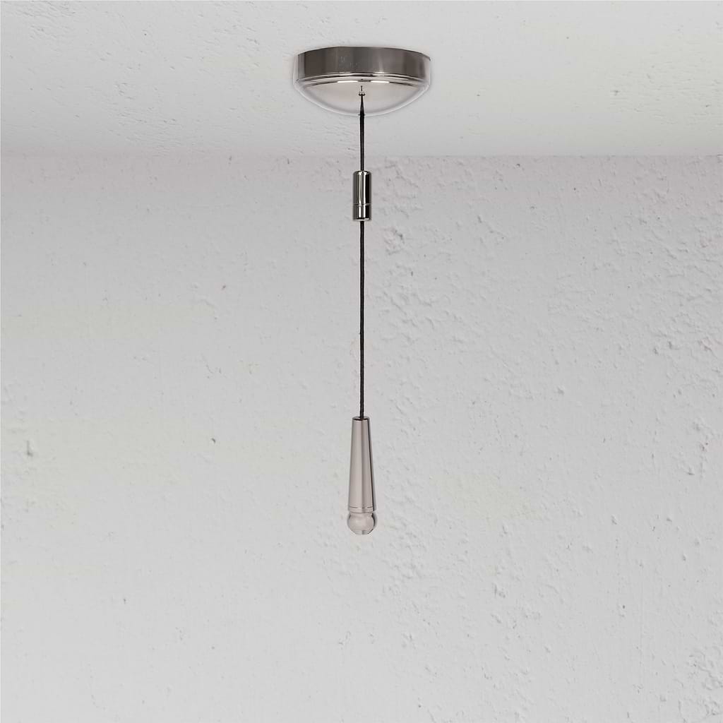 Interruptor de cuerda para baño - Níquel pulido