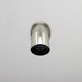 Lámpara empotrada Ealing - Níquel pulido, ideal para iluminar exteriores con elegancia.