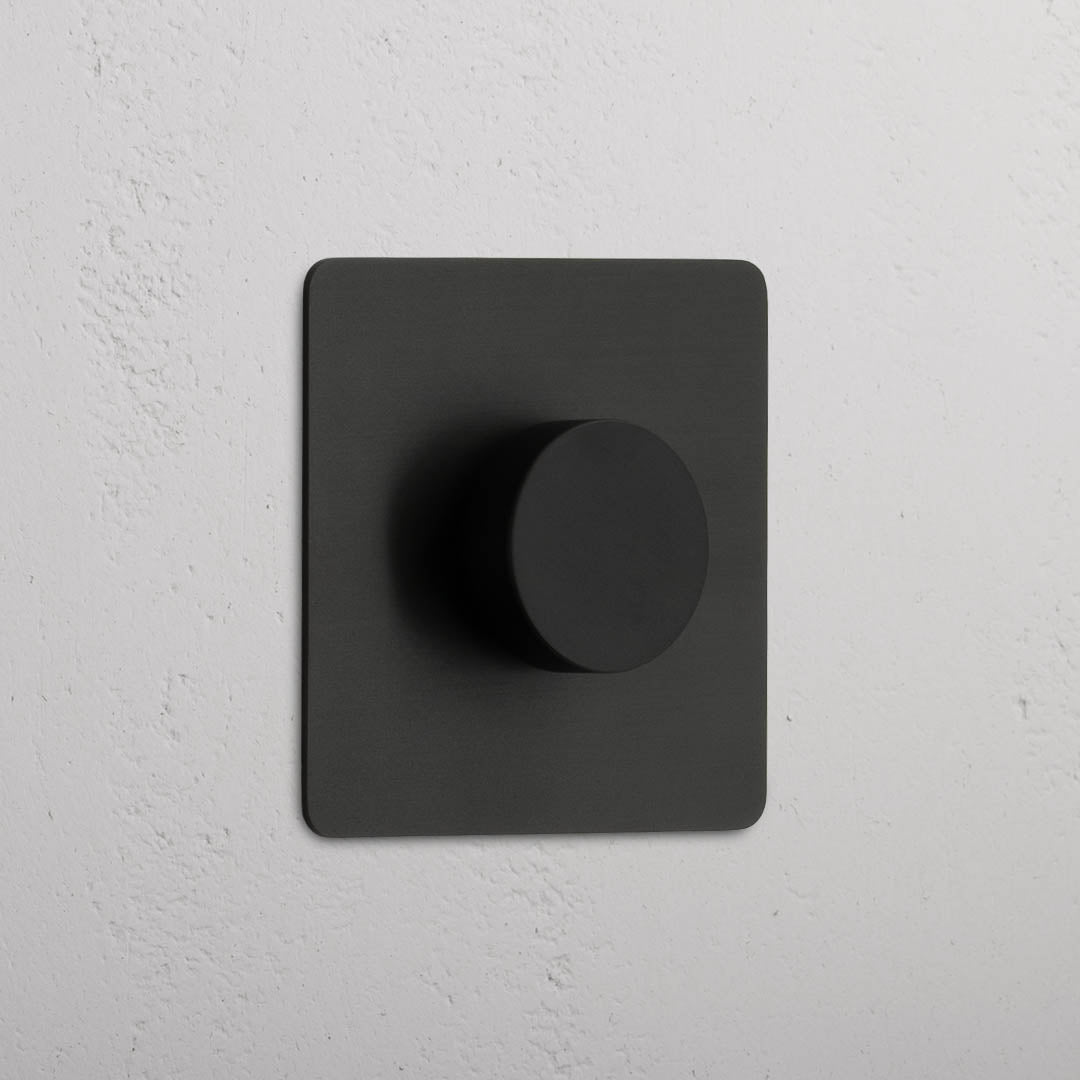 Interruptor con regulador de luz individual en bronce - Control de luz ajustable